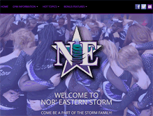 Tablet Screenshot of noreasternstorm.com